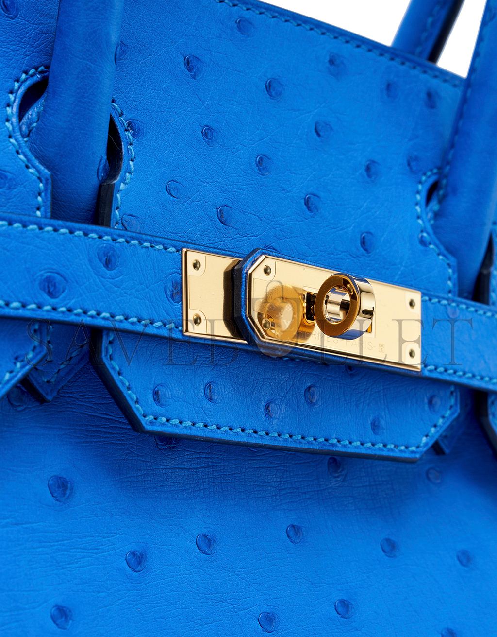 HERMES MASTER BIRKIN 30 BLUE MYKONOS 28624521 (30*24*16cm)